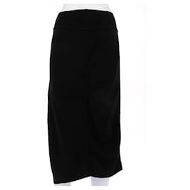 Gonna in lana nera Alaïa