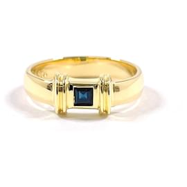 18K Gelbgoldring mit Saphir von Tiffany & Co.