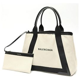 Borsa M Cabas Navy di Balenciaga