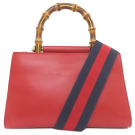 Gucci 470271 Bamboo Nim Fair 2-Way Handbag