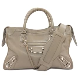 Borsa Balenciaga Classic Metallic Edge City S