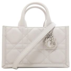 Borsa Tote Mini Macro Cannage Book Christian Dior