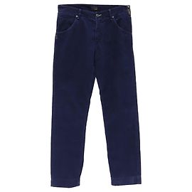 Fendi Regular-Fit-Hose aus dunkelblauem Cordstoff