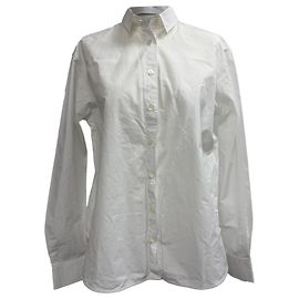Camisa Botón Totême en Algodón Blanco