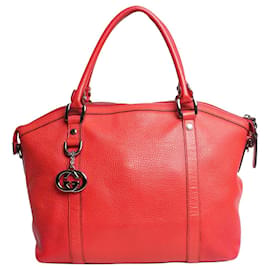 Tote GG a cupola rosso - Gucci