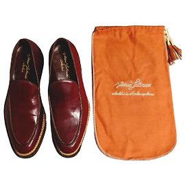 Silvano Lattanzi – Pantofola / Mocassino in Cordovan “Old Red” – Misura 8,5 UK –