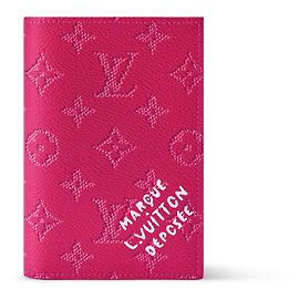 Louis Vuitton Copri-passaporto LV rosa