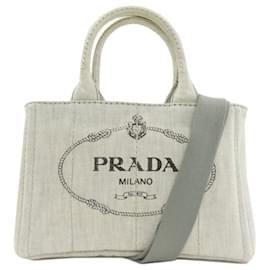 Borsa a mano Prada Canapa Mini 2 in 1