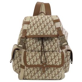 Mochila de lona Christian Dior x Travis Scott