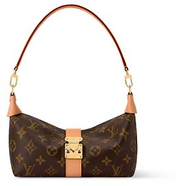 Louis Vuitton Pochette Mia Lona Monograma Marrón
