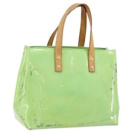 LOUIS VUITTON Bolso de Mano Monogram Vernis Reade PM Menta M91307 LV Auth 172111