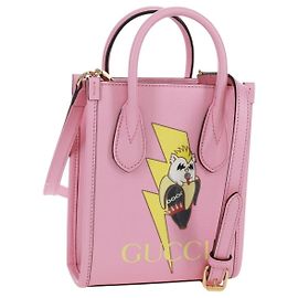 Borsa a mano GUCCI in pelle 2 in 1 rosa oro 671623 Auth 168965M