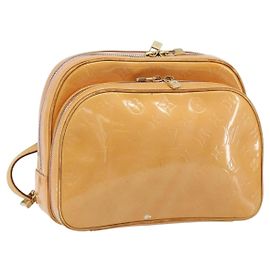 LOUIS VUITTON Zaino Vernis Marley Rosa Marshmallow M91039 LV Auth bs33027