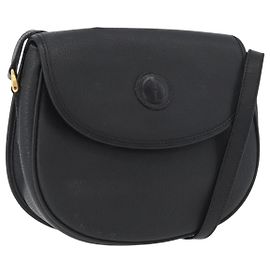 Borsa a Spalla in Pelle Gucci Oro Nero 007 14 0074 Auth 172286