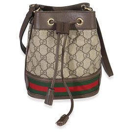 Sac seau Ophidia Mini en toile GG Supreme beige de Gucci