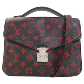 Borsa Louis Vuitton Pochette Metis MM Enfla Rouge
