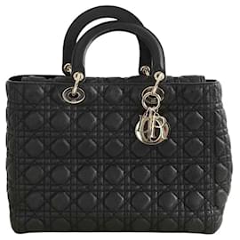 Borsa Lady Dior in pelle nera