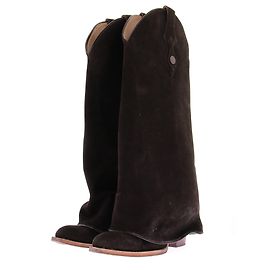 Isabel Marant Pour H&M Dunkelbraune Wildleder-Westenstiefel