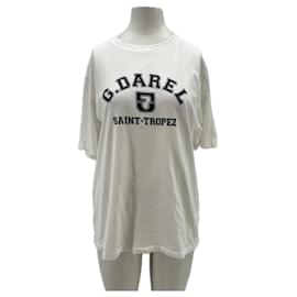 T-shirt bianco in cotone Gerard Darel