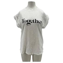 Camiseta blanca TOGETHER de algodón Ba&Sh