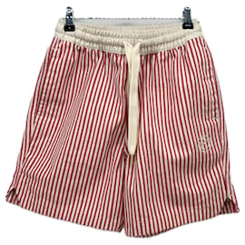 Pantalones cortos a rayas Puma rojo y blanco XS