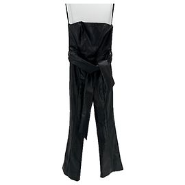 Autre Marque Mono de cuero negro MAJORELLE XS