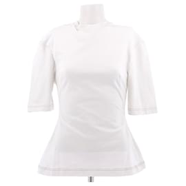 Camiseta blanca acampanada de algodón Jacquemus