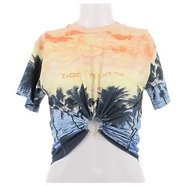 Paco Rabanne Camiseta sunset em algodão