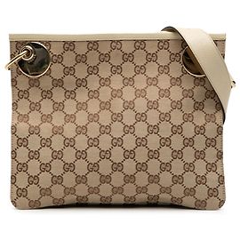 Bandolera Gucci de lona GG beige Eclipse