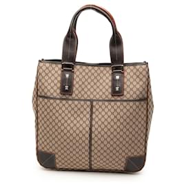 Céline Celine Braune Macadam Canvas Tasche