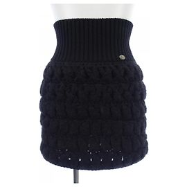 Falda de mezcla de cachemira Chanel