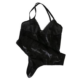 Body in velluto nero Patrizia Pepe della collezione lingerie/boudoir FW 2017