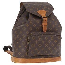 LOUIS VUITTON Zaino Monogram Montsouris GM M51135 Auth LV 142860