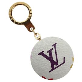 LOUIS VUITTON Charm Astropill Monogram Multicolore Bianco M51911 LV Auth 171866V