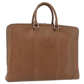 LOUIS VUITTON Epi Porta Documenti da Viaggio Borsa Business Marrone M54478 Auth BA10800