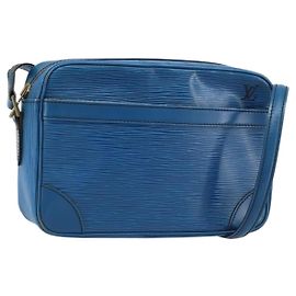 LOUIS VUITTON Borsa a Spalla Epi Trocadero 23 Blu M52305 LV Auth 173247