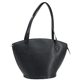 LOUIS VUITTON Borsa a Spalla Epi Saint Jacques Nera M52262 Auth 172132