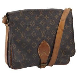 LOUIS VUITTON Borsa a Spalla Monogram Cartouchiere GM M51252 LV Auth BA10597