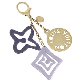LOUIS VUITTON Porte ClesThai Chainne Charm metal Gold Tone LV Auth 173268V - Louis Vuitton
