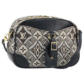 LOUIS VUITTON Borsa Mini Deauville Jaguar Monogram Nera M57205 LV Auth 133237M