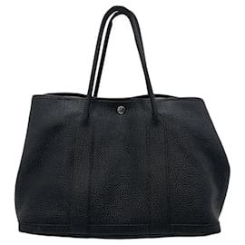 Hermès Garden Party Tote in pelle nera