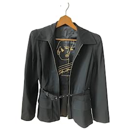 Jean Paul Gaultier Jacke Schwarz aus Wolle