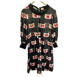 Vintage Kirschkleid Sonia Rykiel