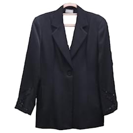Sandro Abendjacke Schwarz mit Strassdetails