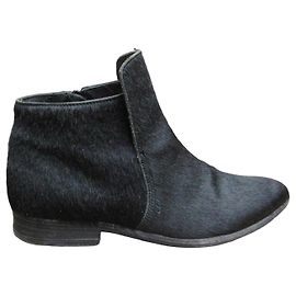 Autre Marque Botines The Last Conspiracy Negros de Piel de Ternera Pony