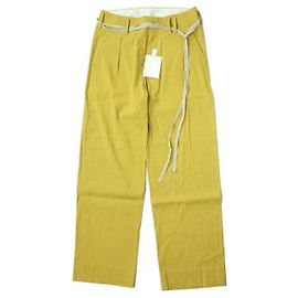 Autre Marque ANCELLM LINEN VISCOSE STRAIGHT PANTS