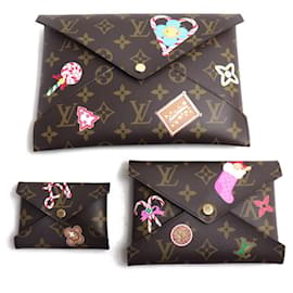 Borsa Clutch Kirigami Monogramma Marrone Louis Vuitton