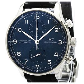 Orologio automatico in acciaio IWC Portuguese Chronograph IW371491