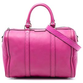 Borsa Boston Joy in microguccissima rosa medio di Gucci