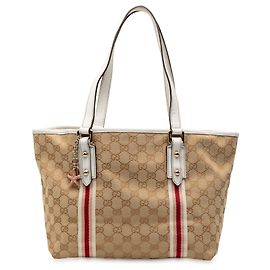 Gucci Braune GG Canvas Jolicoeur Tote